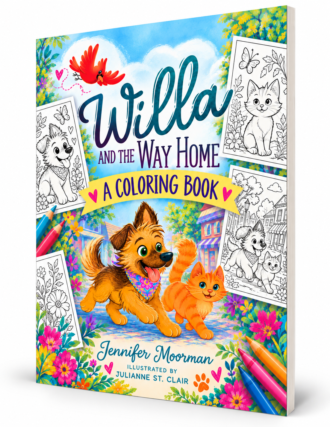 Willa and the Way Home: A Coloring Book by Jennifer Moorman